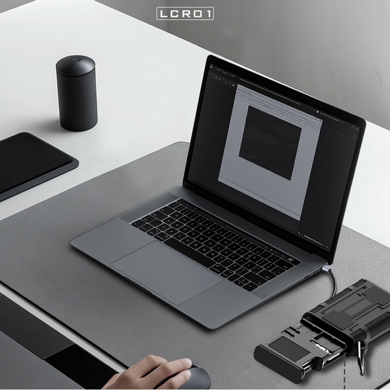 Bal-z Lenyes LCR01 Type-C Kablolu Su Geçirmez Çoklu Kart Depolama ve Okuyucu Kutusu 10 Gbps