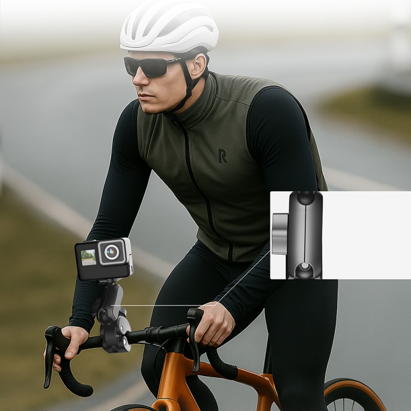 Bal-z Lenyes LCT103 Bisiklet ve Motosiklet Aksiyon Kamera Tutucu