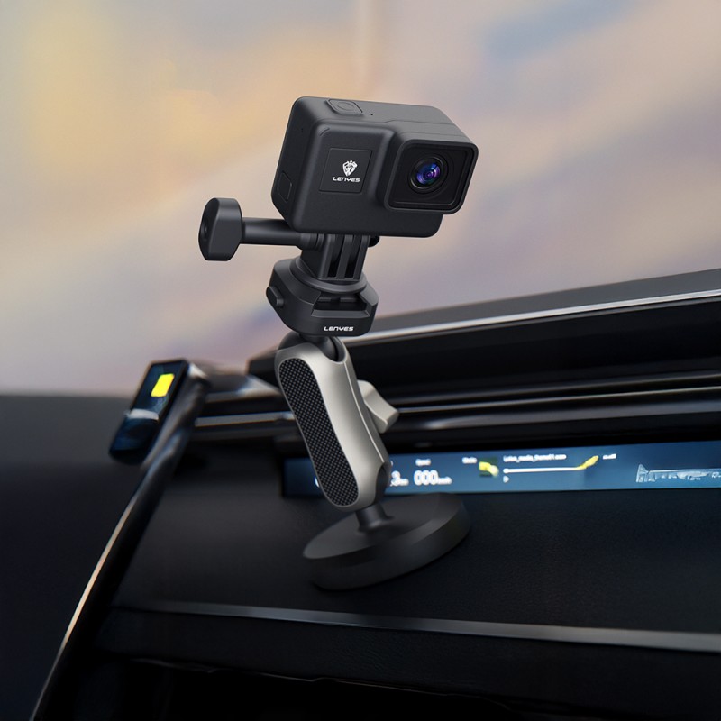 Bal-z Lenyes LCT105 Teleskopik Vantuzlu Tasarım Aksiyon Kamera Tutucu