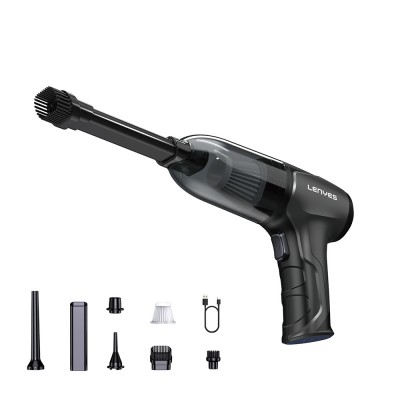 Bal-z Lenyes LCV201 4in1 Üfleme-Emme-Vakumlama ve Şişirme Özellikli 6 Parça Aparatlı Elektrikli Oto Araç Süpürgesi 5000PA