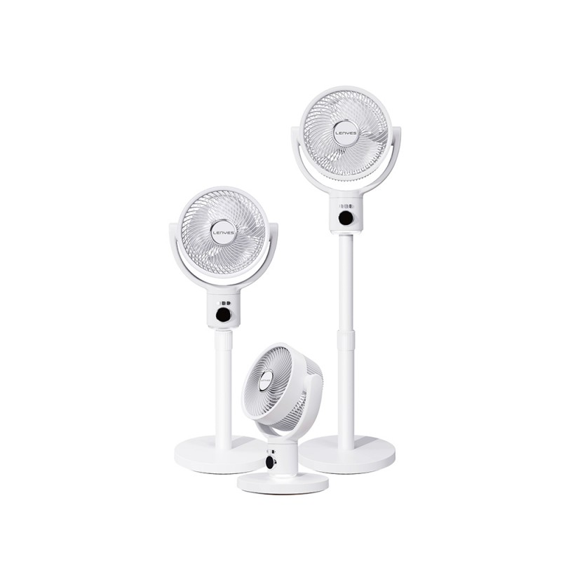 Bal-z Lenyes LHF10 Dijital LED Göstergeli 5 Kademeli Uzaktan Kumandalı Uzayabilen Gövdeli 10 inç Fan