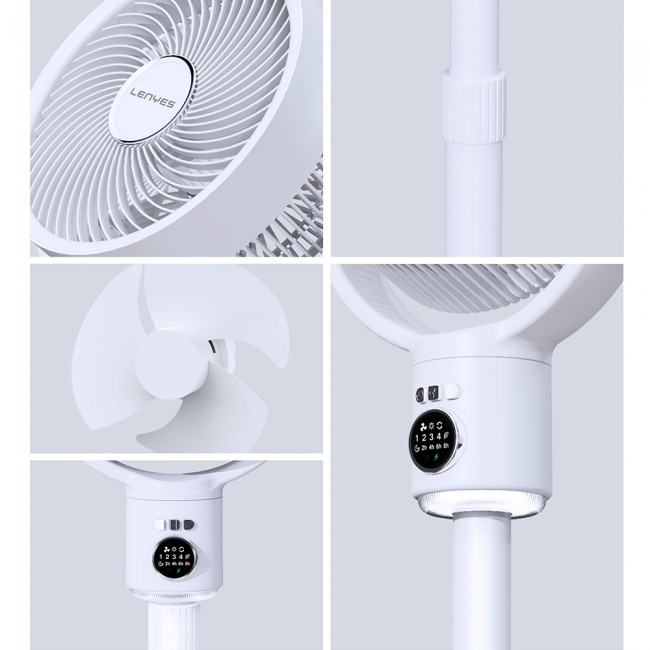 Lenyes LHF10 Dijital LED Göstergeli 5 Kademeli Uzaktan Kumandalı Uzayabilen Gövdeli 10 inç Fan Lenyes LHF10 Dijital LED Göstergeli 5 Kademeli Uzaktan Kumandalı Uzayabilen Gövdeli 10 inç Fan