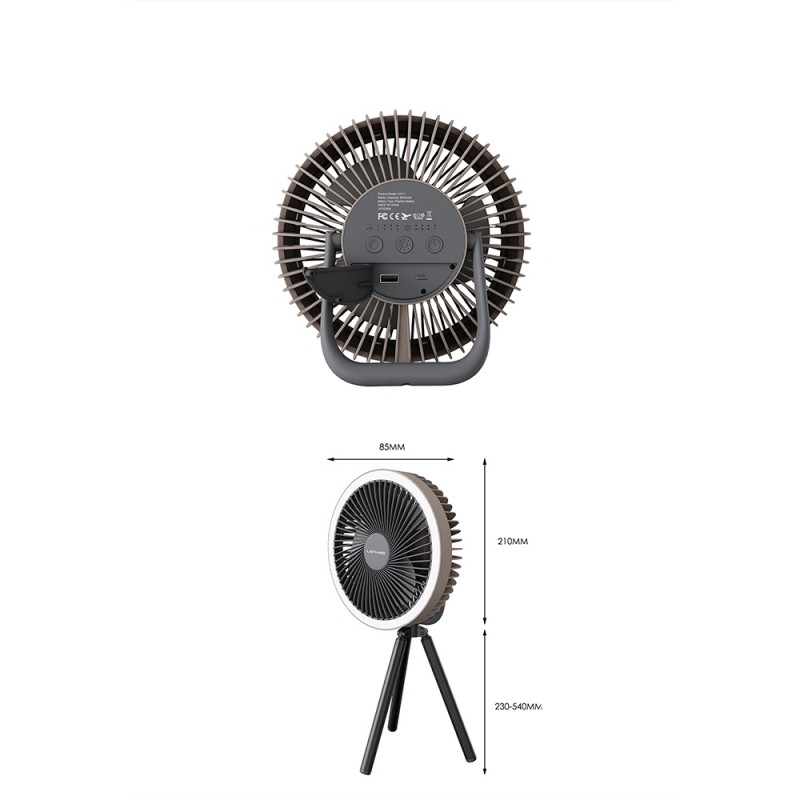 Bal-z Lenyes LHF11 Led Işıklı 4 Kademeli Çok Fonksiyonlu Soğutucu Fan