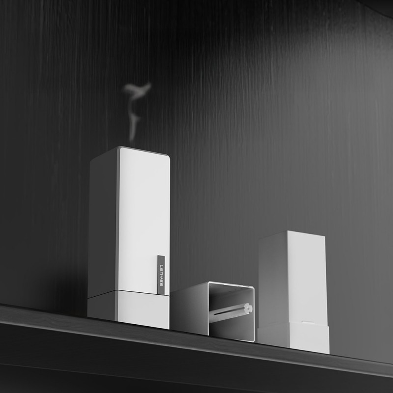 Bal-z Lenyes LHU02 Küp Tipi RGB Atmosfer Işıklı Nano Sprey Sessiz Hava Nemlendirici