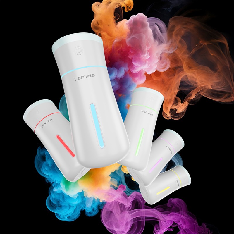 Bal-z Lenyes LHU03 Vazo Tipi RGB Atmosfer Işıklı Nano Sprey Sessiz Hava Nemlendirici