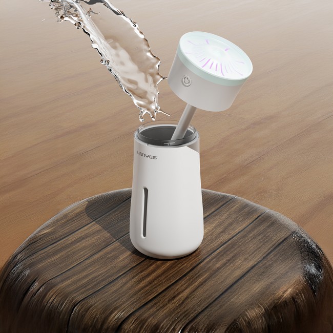 Lenyes LHU03 Vazo Tipi RGB Atmosfer Işıklı Nano Sprey Sessiz Hava Nemlendirici Lenyes LHU03 Vazo Tipi RGB Atmosfer Işıklı Nano Sprey Sessiz Hava Nemlendirici