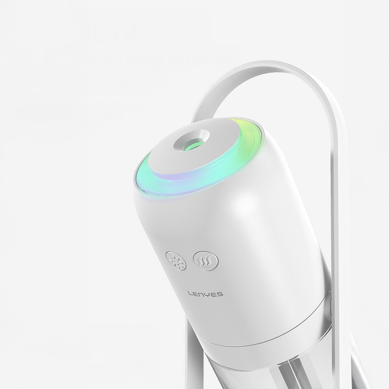 Bal-z Lenyes LHU04 Kum Saati Tipi 360 Derece Dönebilen RGB Atmosfer Işıklı Sessiz Hava Nemlendirici