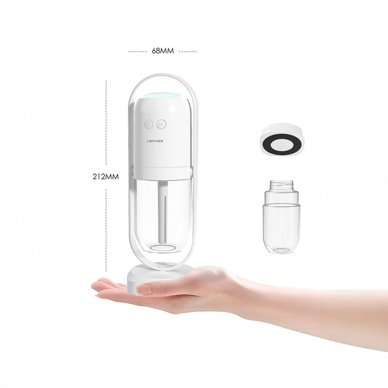 Bal-z Lenyes LHU04 Kum Saati Tipi 360 Derece Dönebilen RGB Atmosfer Işıklı Sessiz Hava Nemlendirici