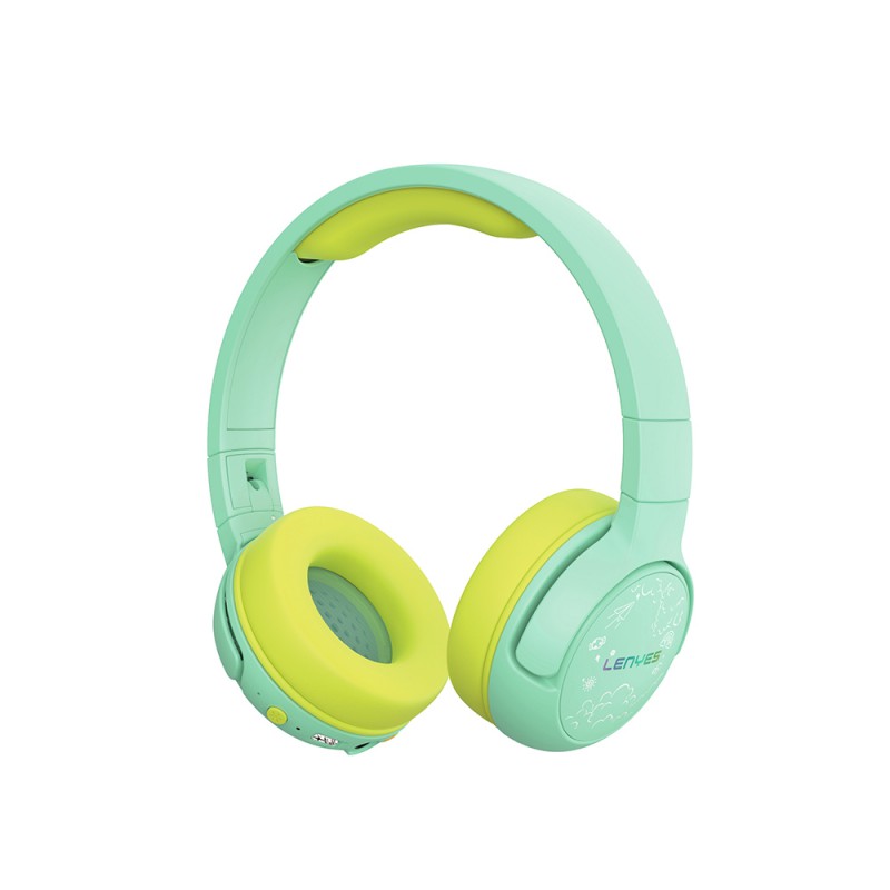 Bal-z Lenyes LKH30 Ayarlanabilir Katlanabilir Çocuklara Özel Işık Efektli Kulak Üstü Kablolu ve Bluetooth Kulaklık v5.3