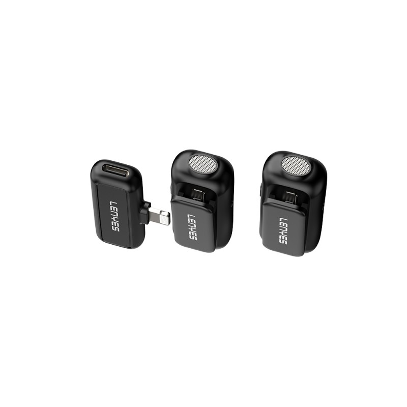 Bal-z Lenyes LM201 Lightning Şarj Portlu Kablosuz Yaka Mikrofonu