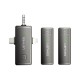 Lenyes LM202 3in1 Type-C&Lightning&3,5mm Portlu Kablosuz Yaka Mikrofonu Lenyes LM202 3in1 Type-C&Lightning&3,5mm Portlu Kablosuz Yaka Mikrofonu