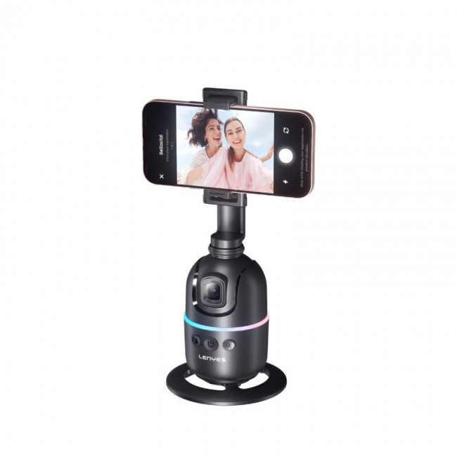 Lenyes LPH104 Canlı Yayın 360 Derece Dönebilen Akıllı Yüz Tanıma Takip Standı Lenyes LPH104 Canlı Yayın 360 Derece Dönebilen Akıllı Yüz Tanıma Takip Standı