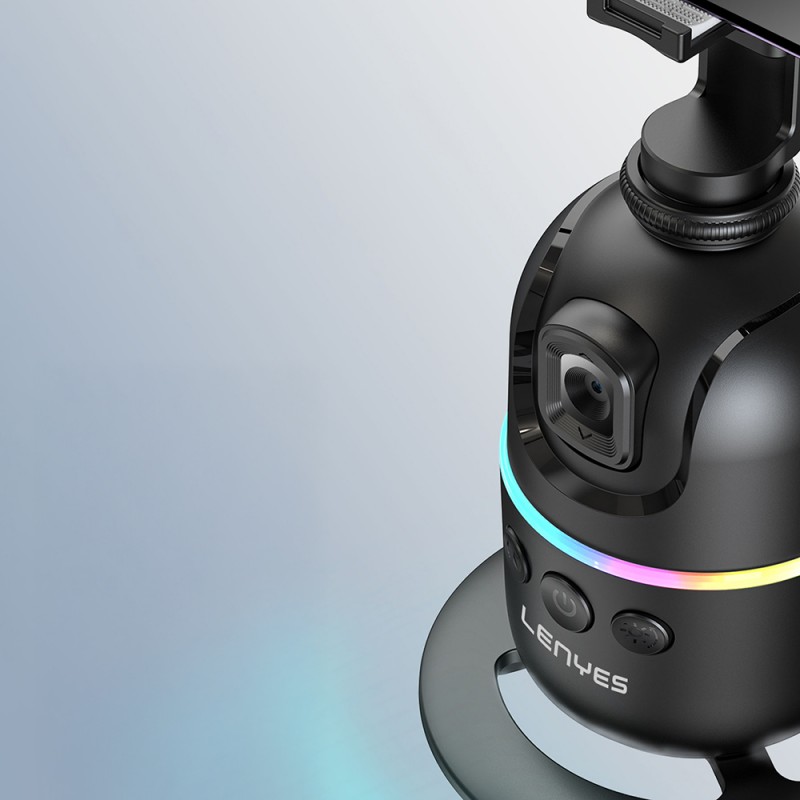 Bal-z Lenyes LPH104 Canlı Yayın 360 Derece Dönebilen Akıllı Yüz Tanıma Takip Standı