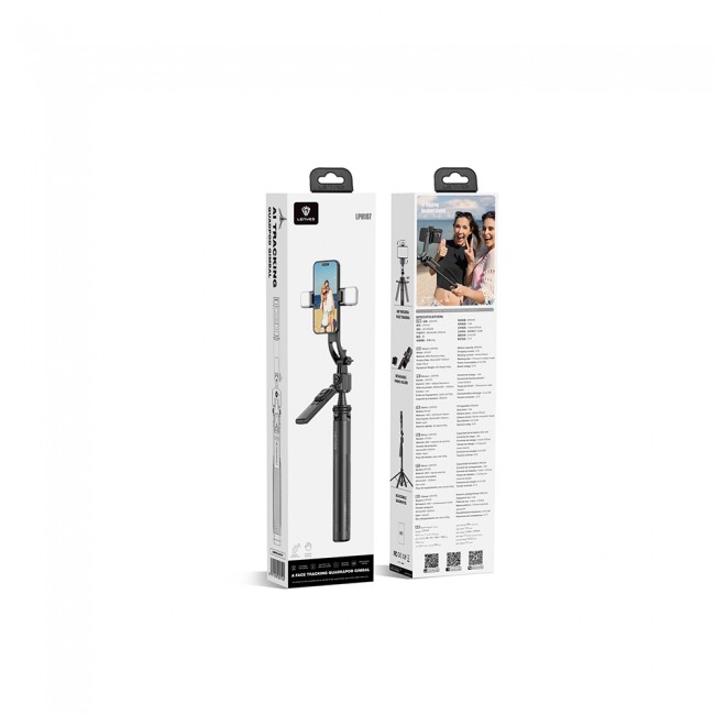 Lenyes LPH107 Canlı Yayın Dolgu Işıklı Kumandalı 360 Derece Dönebilen Selfie Çubuğu ve Tripod Lenyes LPH107 Canlı Yayın Dolgu Işıklı Kumandalı 360 Derece Dönebilen Selfie Çubuğu ve Tripod