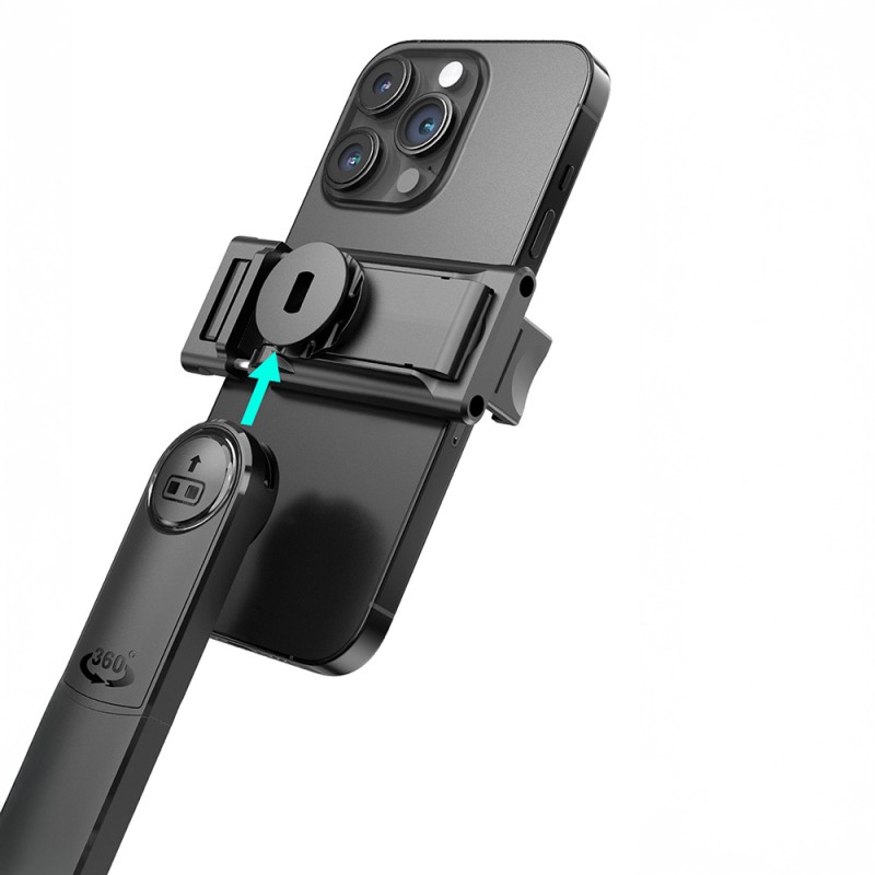 Bal-z Lenyes LPH107 Canlı Yayın Dolgu Işıklı Kumandalı 360 Derece Dönebilen Selfie Çubuğu ve Tripod