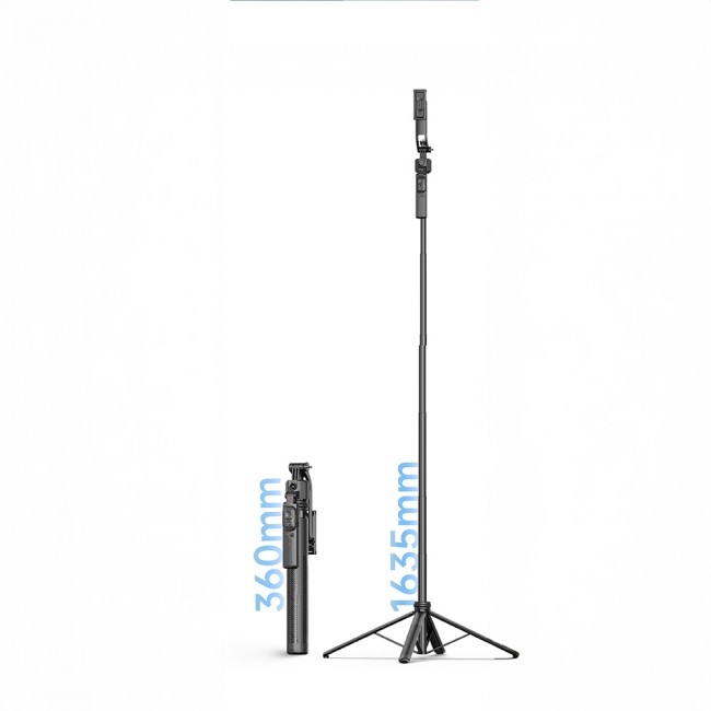 Lenyes LPH107 Canlı Yayın Dolgu Işıklı Kumandalı 360 Derece Dönebilen Selfie Çubuğu ve Tripod Lenyes LPH107 Canlı Yayın Dolgu Işıklı Kumandalı 360 Derece Dönebilen Selfie Çubuğu ve Tripod