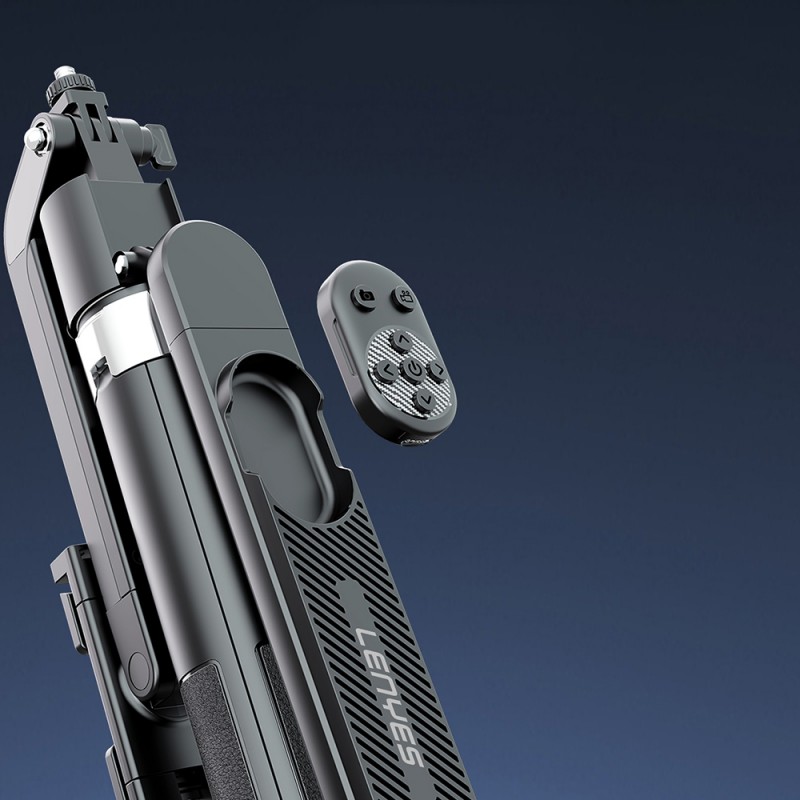 Bal-z Lenyes LPH108 Canlı Yayın Dolgu Işıklı Kumandalı 360 Derece Dönebilen Selfie Çubuğu ve Tripod