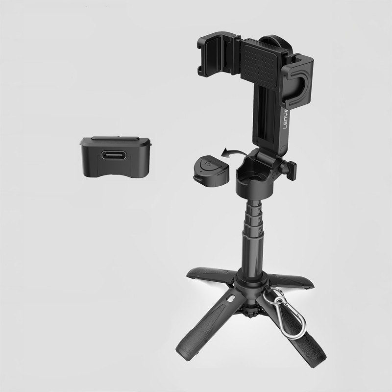 Bal-z Lenyes LPH110 Uzaktan Kumandalı Çok Fonksiyonlu Sabitleyici Ayrılabilir Tripod Selfie Çubuğu
