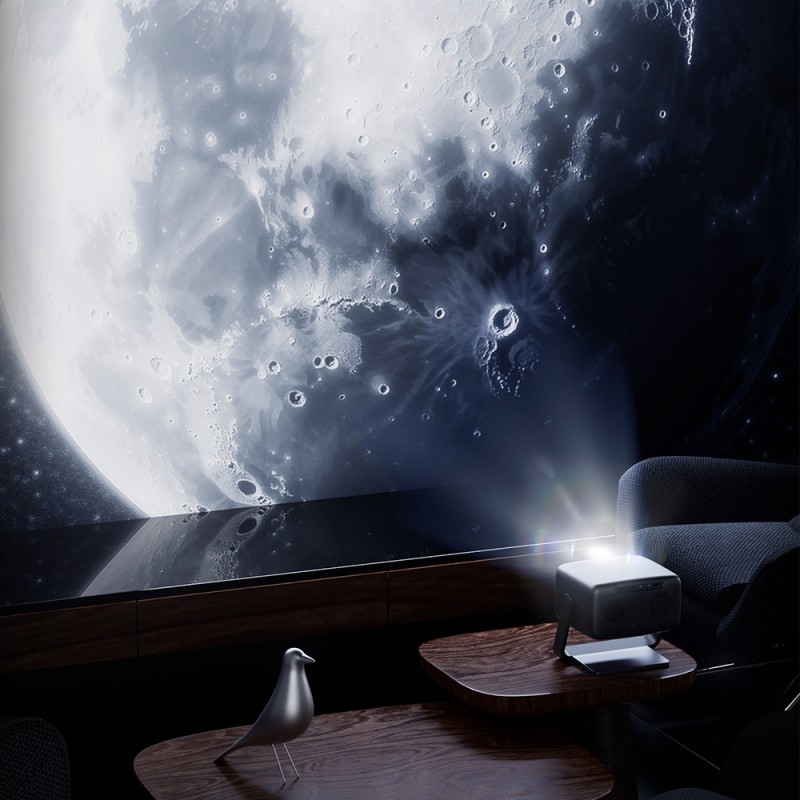 Bal-z Lenyes LPR02 4.45” LCD 360 Derece Dönebilen Otomatik Netleme Özellikli Projektör Yansıtma Cihazı