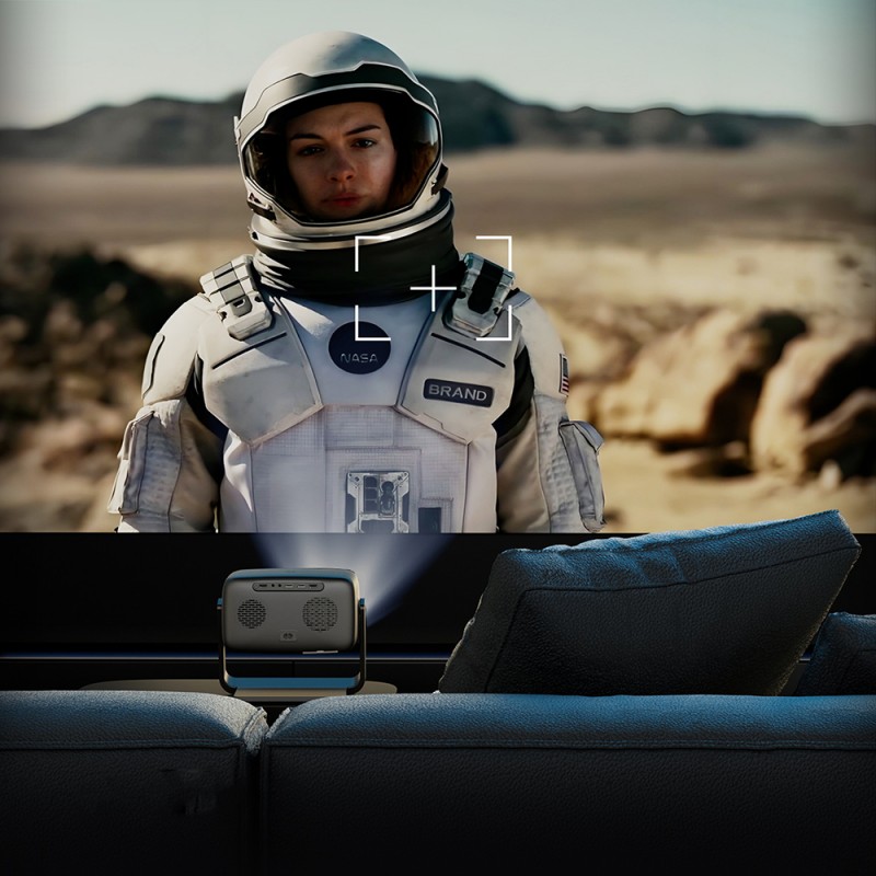 Bal-z Lenyes LPR02 4.45” LCD 360 Derece Dönebilen Otomatik Netleme Özellikli Projektör Yansıtma Cihazı