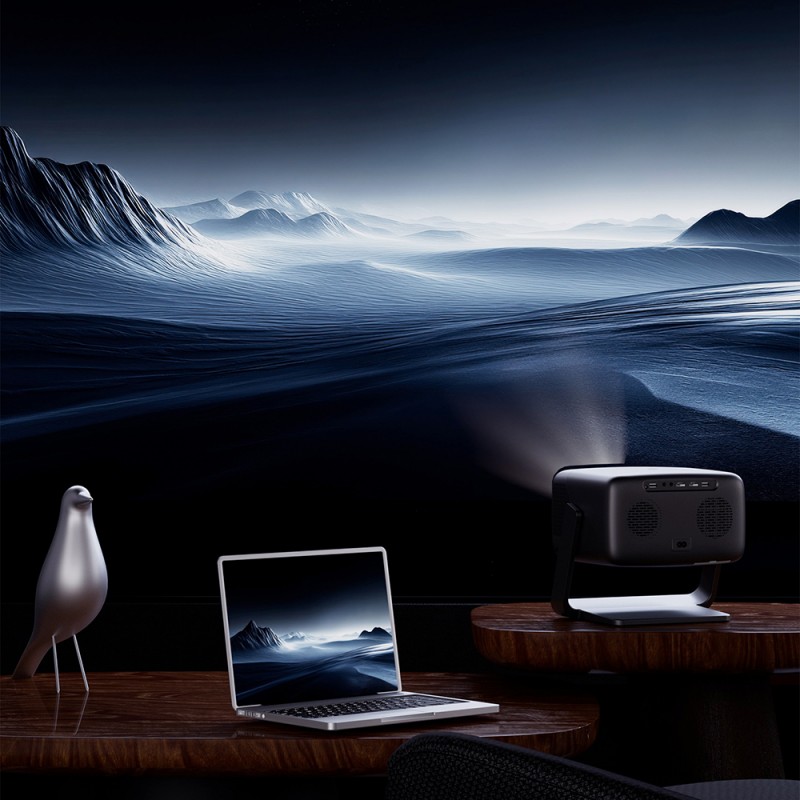 Bal-z Lenyes LPR02 4.45” LCD 360 Derece Dönebilen Otomatik Netleme Özellikli Projektör Yansıtma Cihazı