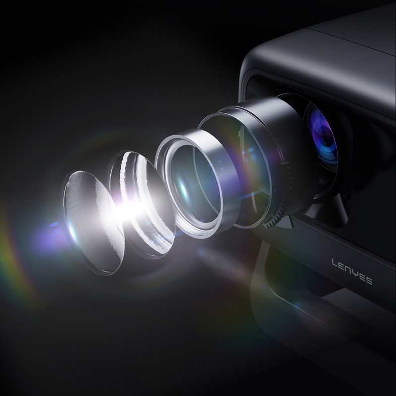 Bal-z Lenyes LPR02 4.45” LCD 360 Derece Dönebilen Otomatik Netleme Özellikli Projektör Yansıtma Cihazı