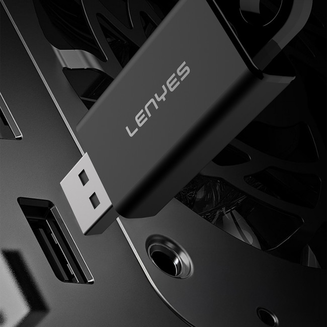 Lenyes LR201 USB Bluetooth 5.1 Wireless Transmitter Adaptör Lenyes LR201 USB Bluetooth 5.1 Wireless Transmitter Adaptör