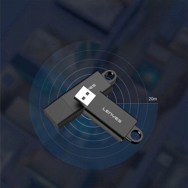 Lenyes LR201 USB Bluetooth 5.1 Wireless Transmitter Adaptör Lenyes LR201 USB Bluetooth 5.1 Wireless Transmitter Adaptör
