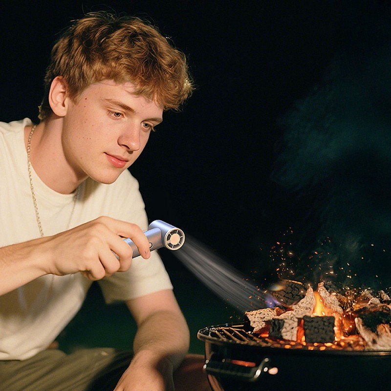 Bal-z Lenyes LTF01 Dijital LED Göstergeli 3 Kademeli Portatif Soğutucu El Fanı