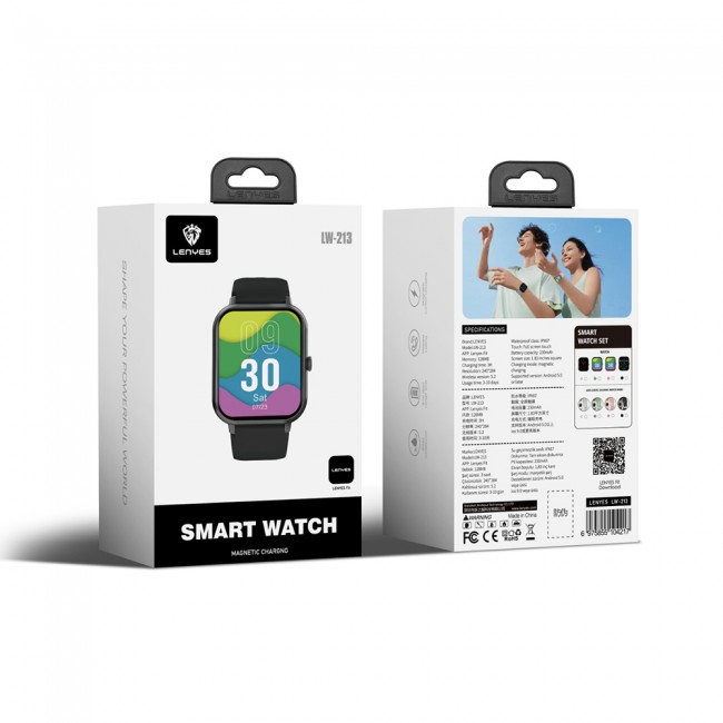 Lenyes LW-213 iOS ve Android Uyumlu Akıllı Saat Lenyes LW-213 iOS ve Android Uyumlu Akıllı Saat