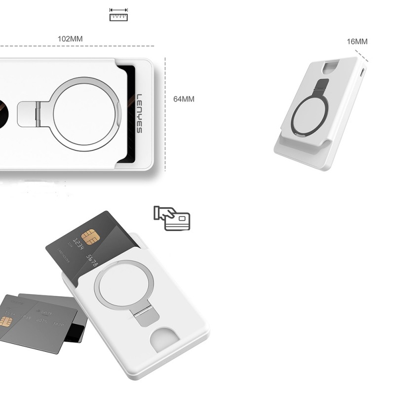Bal-z Lenyes PW0006D PD 20W Hızlı Şarj Özellikli Kartlıklı Standlı Wireless Powerbank 15W 5000mAh