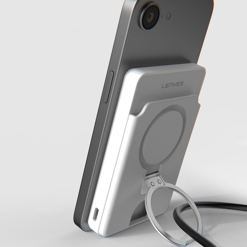 Bal-z Lenyes PW0006D PD 20W Hızlı Şarj Özellikli Kartlıklı Standlı Wireless Powerbank 15W 5000mAh