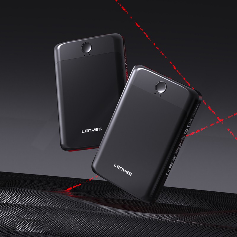 Bal-z Lenyes PW0008D PD 20W LED Ekranlı Yapay Zeka Destekli Ultra İnce Wireless Powerbank 15W 5000mAh