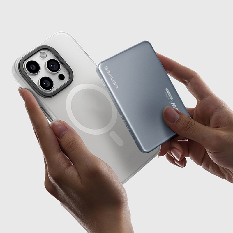 Bal-z Lenyes PW019D PD 20W Ultra İnce Hızlı Şarj Özellikli Wireless Powerbank 15W 5000mAh