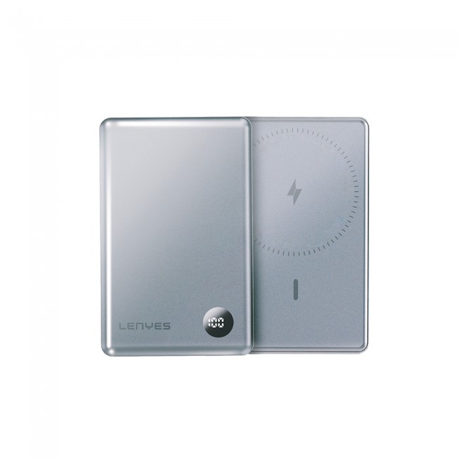 Lenyes PW037D Ultra İnce Dijital LED Ekranlı Wireless Powerbank 5000mAh Lenyes PW037D Ultra İnce Dijital LED Ekranlı Wireless Powerbank 5000mAh