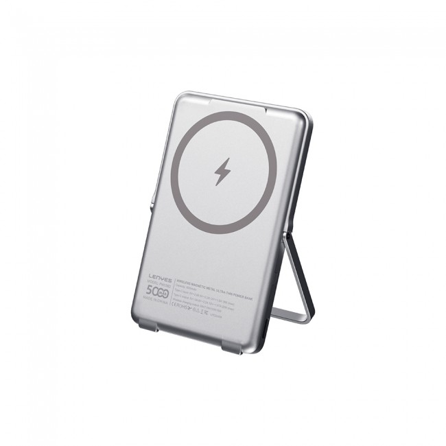 Lenyes PW038D 20W Ultra İnce Standlı Wireless Powerbank 15W 5000mAh Lenyes PW038D 20W Ultra İnce Standlı Wireless Powerbank 15W 5000mAh