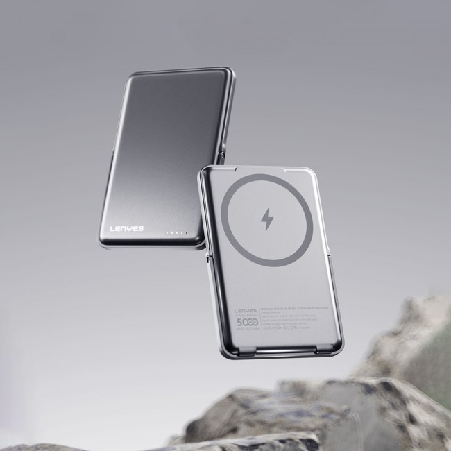 Lenyes PW038D 20W Ultra İnce Standlı Wireless Powerbank 15W 5000mAh Lenyes PW038D 20W Ultra İnce Standlı Wireless Powerbank 15W 5000mAh