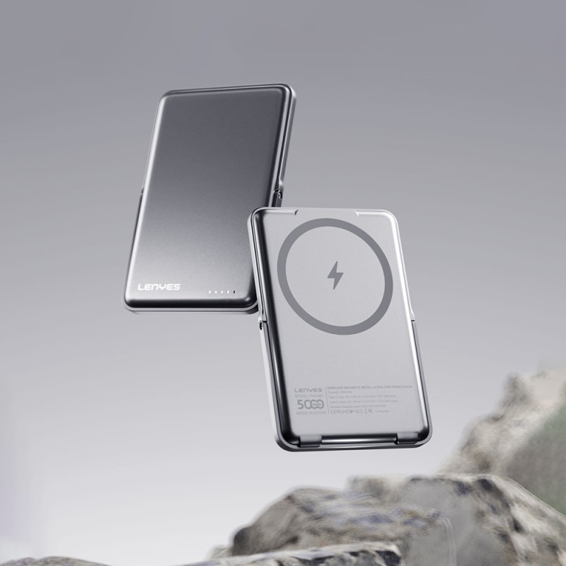 Bal-z Lenyes PW038D 20W Ultra İnce Standlı Wireless Powerbank 15W 5000mAh