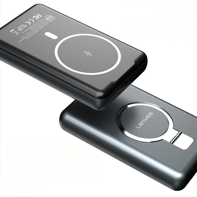 Bal-z Lenyes PW1001D PD 22.5W Hızlı Şarj Özellikli Standlı Wireless Powerbank 15W 10000mAh