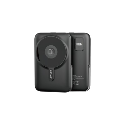 Bal-z Lenyes PW1002D 20W Dijital LED Ekranlı Standlı Wireless Powerbank 15W 10000mAh