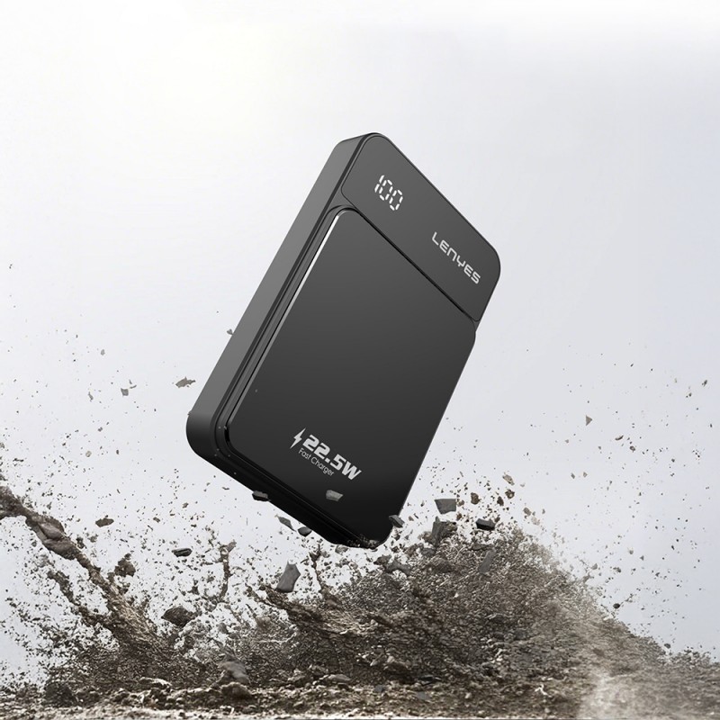 Bal-z Lenyes PW126D Dijital LED Ekranlı Kablosuz Şarj Özellikli Powerbank 22.5W 10.000mAh