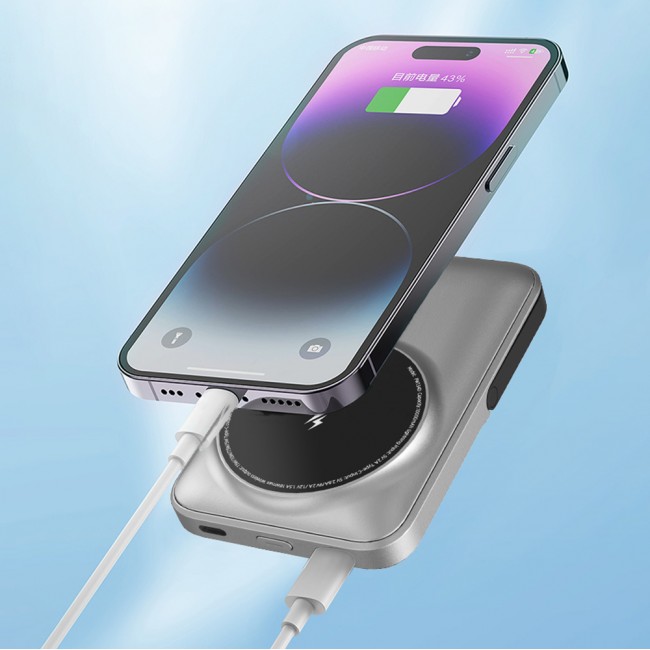 Lenyes PW134D 20W Ultra İnce Dijital LED Ekranlı Standlı Wireless Powerbank 15W 10000mAh Lenyes PW134D 20W Ultra İnce Dijital LED Ekranlı Standlı Wireless Powerbank 15W 10000mAh
