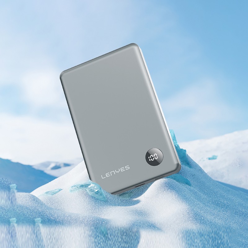 Bal-z Lenyes PW137D 20W Ultra İnce Dijital LED Ekranlı Wireless Powerbank 15W 10000mAh