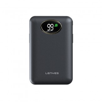 Lenyes PW222D Dijital LED Göstergeli Kablosuz Şarj Özellikli Type-C ve Lightning Kablolu Powerbank 18W 20.000mAh Lenyes PW222D Dijital LED Göstergeli Kablosuz Şarj Özellikli Type-C ve Lightning Kablolu Powerbank 18W 20.000mAh