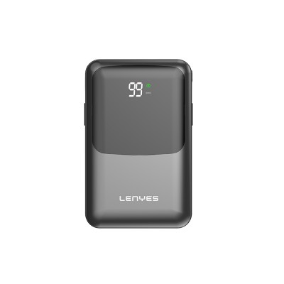 Bal-z Lenyes PW223D Dijital LED Göstergeli Kablosuz Şarj Özellikli Type-C ve Lightning Kablolu Powerbank 22.5W 20.000mAh