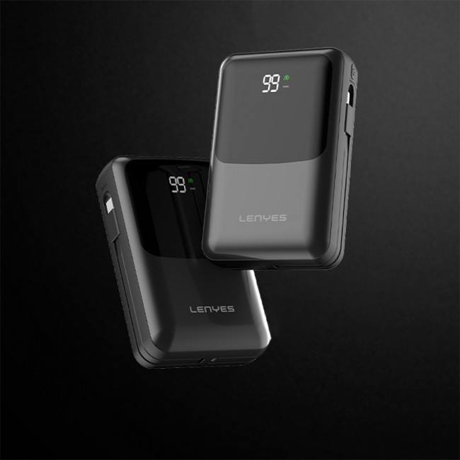 Lenyes PW223D Dijital LED Göstergeli Kablosuz Şarj Özellikli Type-C ve Lightning Kablolu Powerbank 22.5W 20.000mAh Lenyes PW223D Dijital LED Göstergeli Kablosuz Şarj Özellikli Type-C ve Lightning Kablolu Powerbank 22.5W 20.000mAh