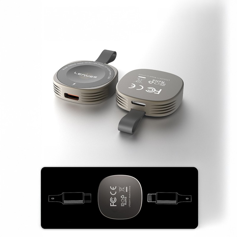 Bal-z Lenyes PW316 Akıllı Saat Mini Wireless Magnetik Şarj Aleti 2.5W