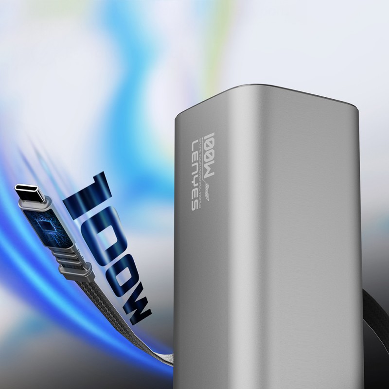 Bal-z Lenyes PX2001D Hızlı Şarj Özellikli Dijital LED Göstergeli Taşınabilir Powerbank 100W 20000mAh