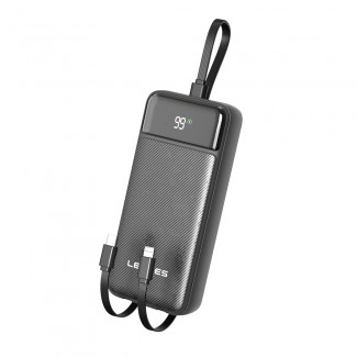 Lenyes PX255D Dijital LED Ekranlı Type-C ve Lightning Kablolu Powerbank 22.5W 20.000mAh Lenyes PX255D Dijital LED Ekranlı Type-C ve Lightning Kablolu Powerbank 22.5W 20.000mAh