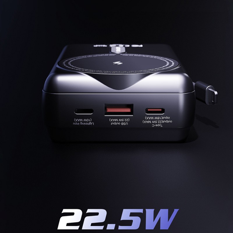 Bal-z Lenyes PX274D PD 22.5W Standlı M-safe Şarj Özellikli Wireless Powerbank 15W 20000mAh